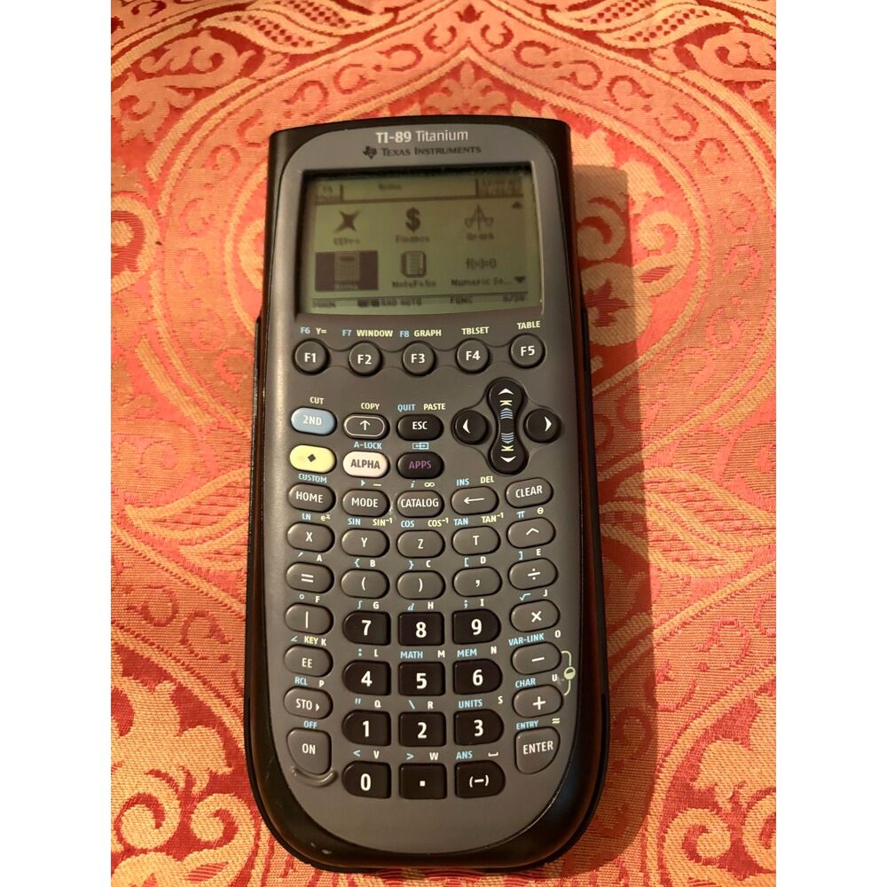 Texas Instruments TI-89 Titanium Graphing Calculator Tested Working w/ Cover